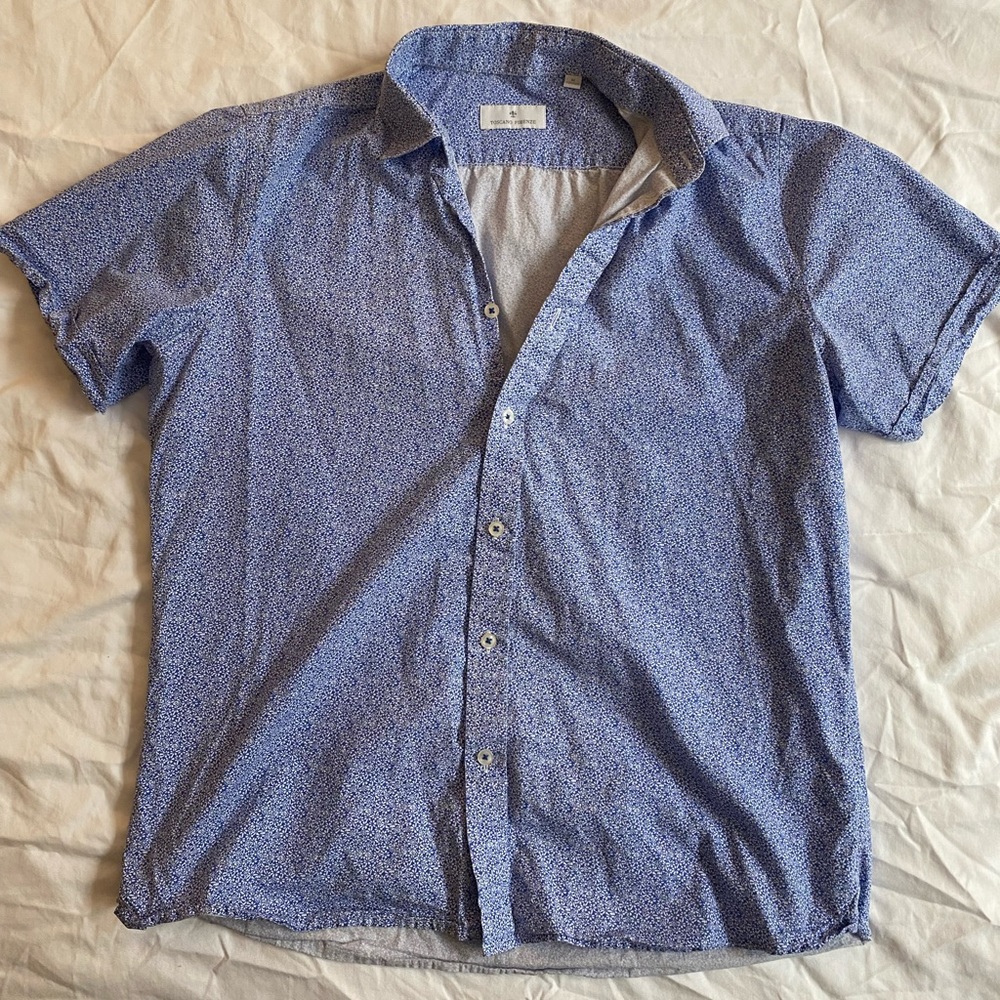 Toscano Firenze Short sleeve button down shirt